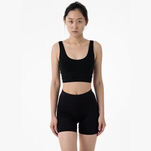 Los Angeles Apparel Cotton Spandex Bike Shorts